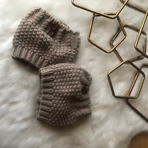 Woven boot socks